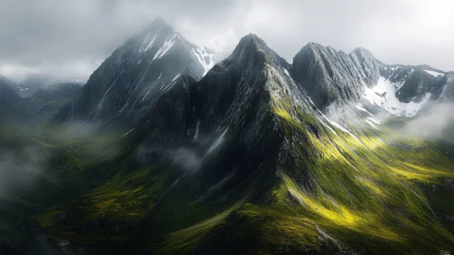 Mysterious Mountain Landscape