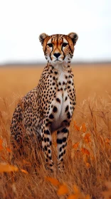 Cheetah on a Silent Hunt