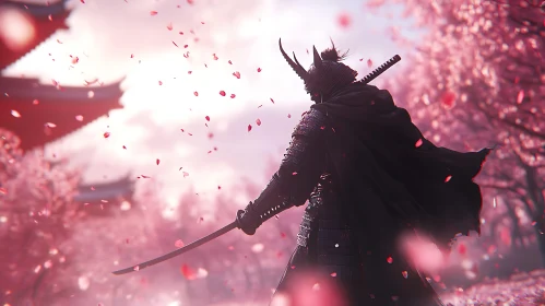 Warrior Amidst the Blossoms