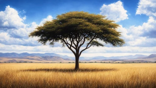 Lone Tree in the Savannah