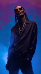 Snoop Dogg Fashionable Black Outfit