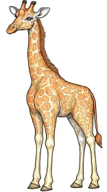 Graceful Giraffe Art