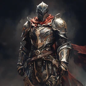 Medieval Knight in Full Armor