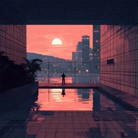 Urban Sunset Serenity