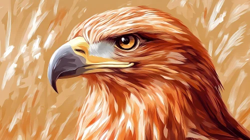 Intricate Hawk Illustration