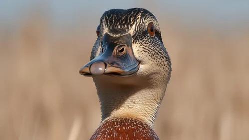 Intimate Duck Gaze