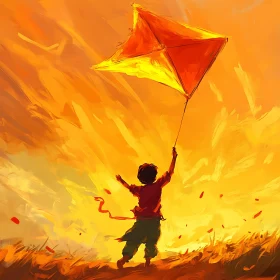 Sunset Kite