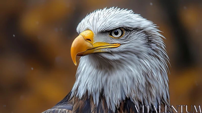 Regal Eagle Close-Up AI Image