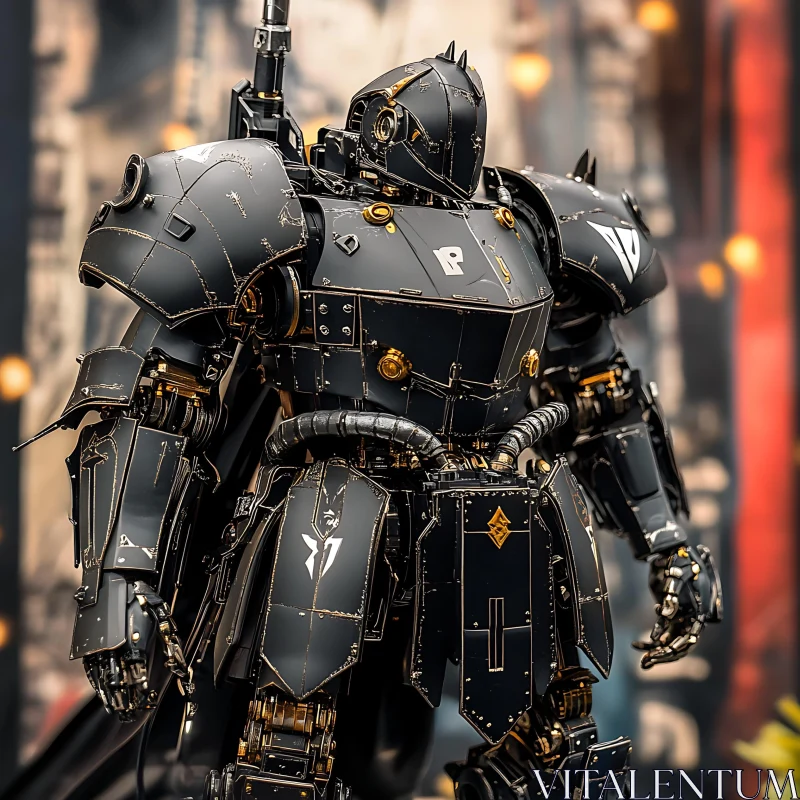 AI ART Armored Cyborg: A Vision of Tomorrow