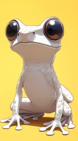 Expressive Frog Art