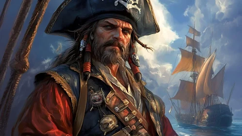 Pirate of the Sea Illustration