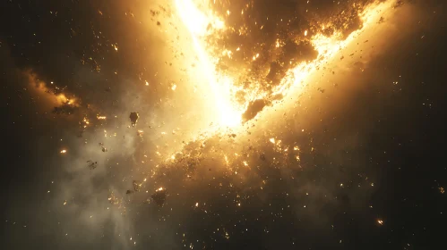 Golden Burst of Light in the Universe