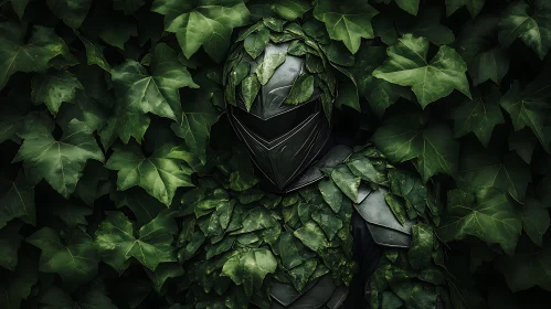 Leaf-clad Warrior: Nature's Guardian