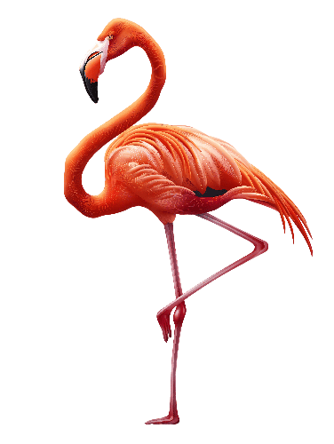 Elegant Pink Flamingo T-Shirt Design