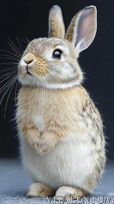 Charming Little Rabbit AI Image