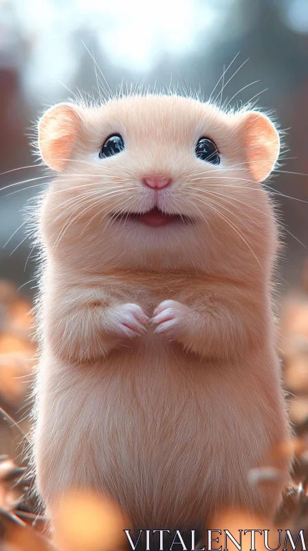 AI ART Charming Hamster Portrait