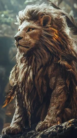 Lion with Feathers