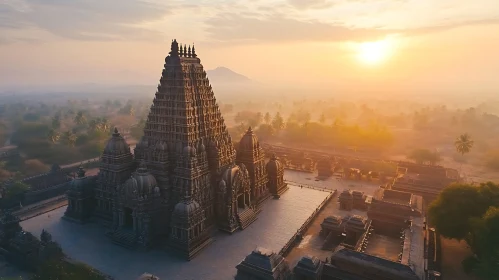 Temple at Sunrise