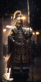 Warrior in Golden Armor