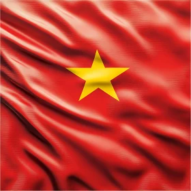 Vietnamese National Flag with Star