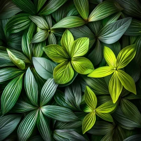 Verdant Leaf Arrangement