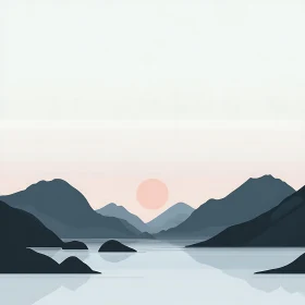 Tranquil Mountain Lake