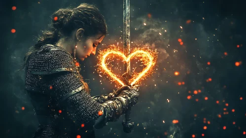 Fiery Heart Sword