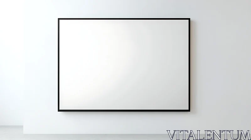 White Wall Art AI Image