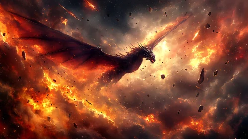 Dragon's Flight Through Inferno