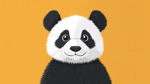 Cute Cartoon Panda Art