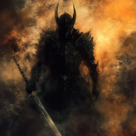 Dark Knight with Sword