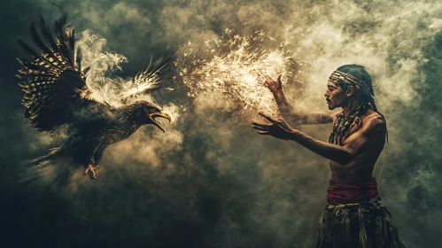 Eagle Conjuring Shaman