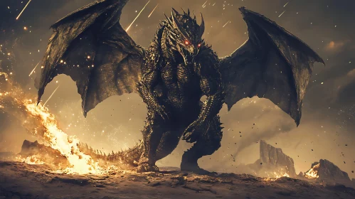 Dragon Unleashed: A Fantasy Art Piece