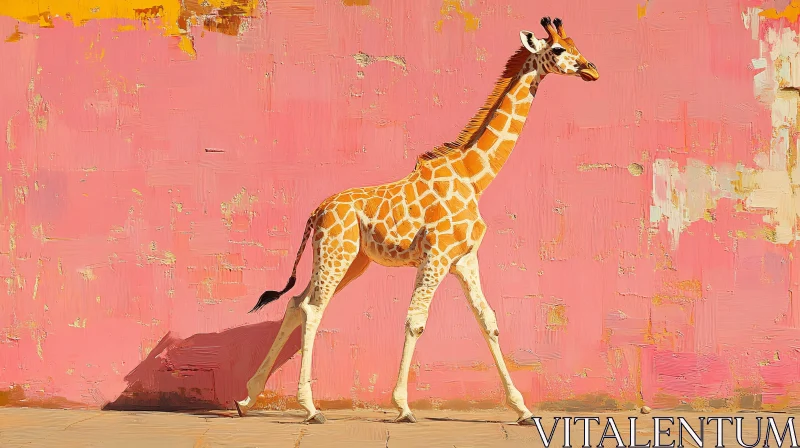 AI ART Giraffe in Abstract