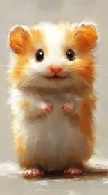 Cute Hamster Painting