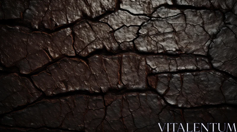 Brooding Abstract Cracked Earth Surface Wallpaper AI Image