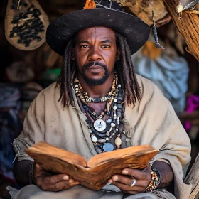 Portrait of Man with Book