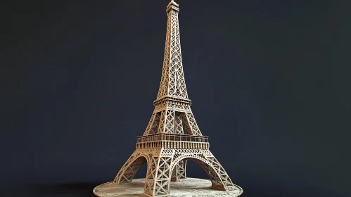 Detailed Eiffel Tower Structure