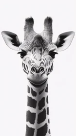 Giraffe Face Art