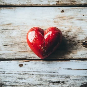Heart on Wood