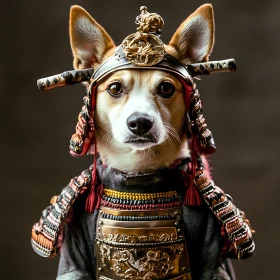 Canine Samurai: A Portrait of Courage