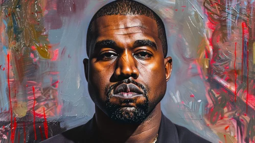 Kanye West Abstract Art