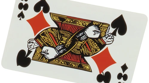 Ornate King of Diamonds Card Design