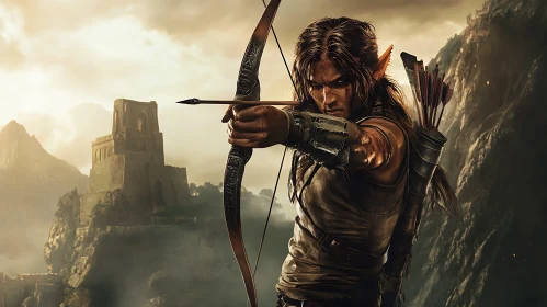 Fantasy Archer with Bow
