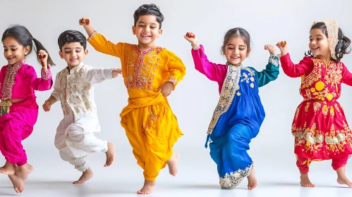 Children Celebrating Culture Through Dance