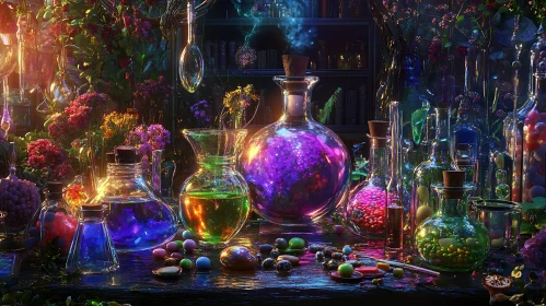 Mystical Alchemist Still Life