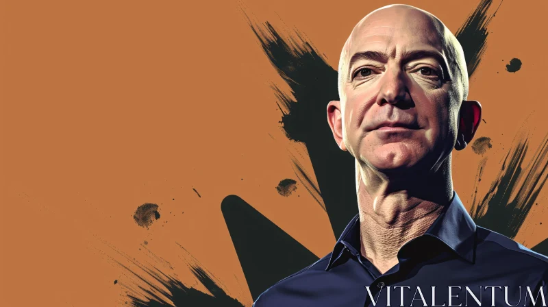 Jeff Bezos Artistic Portrait AI Image