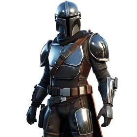 Armored Mandalorian Character