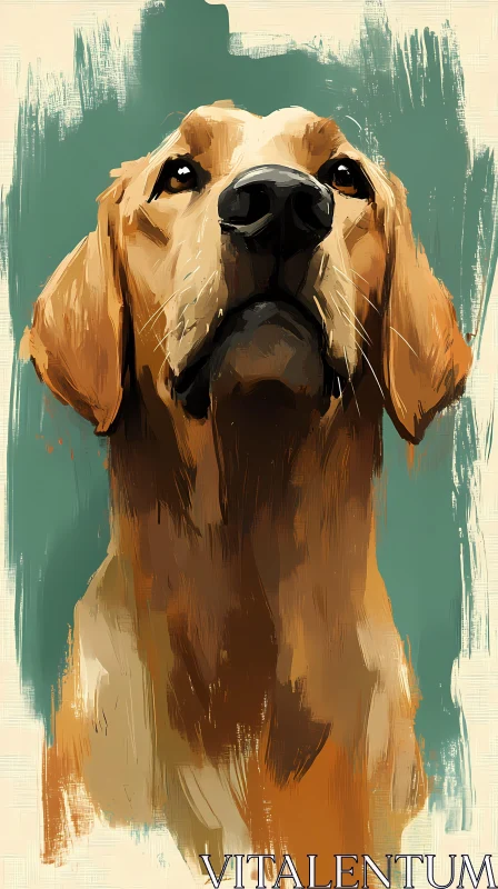 Labrador Art Painting AI Image