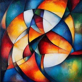 Colorful Shapes Abstraction